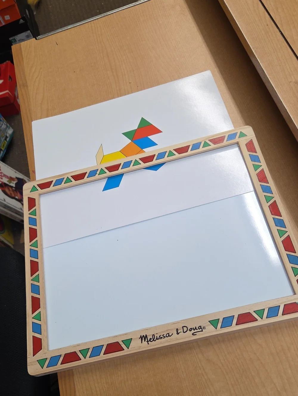 Melissa & Doug Wooden Magnetic‎ Pattern Block Kit #3590